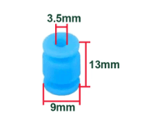 M3 13x 9x 3,5mm Anti-vibration Gummi Stoßdämpfer Ball Gimbal Dämpfung Ball für RC Drone APM/PIX Flight Controller (10stck) for fpv drones 2