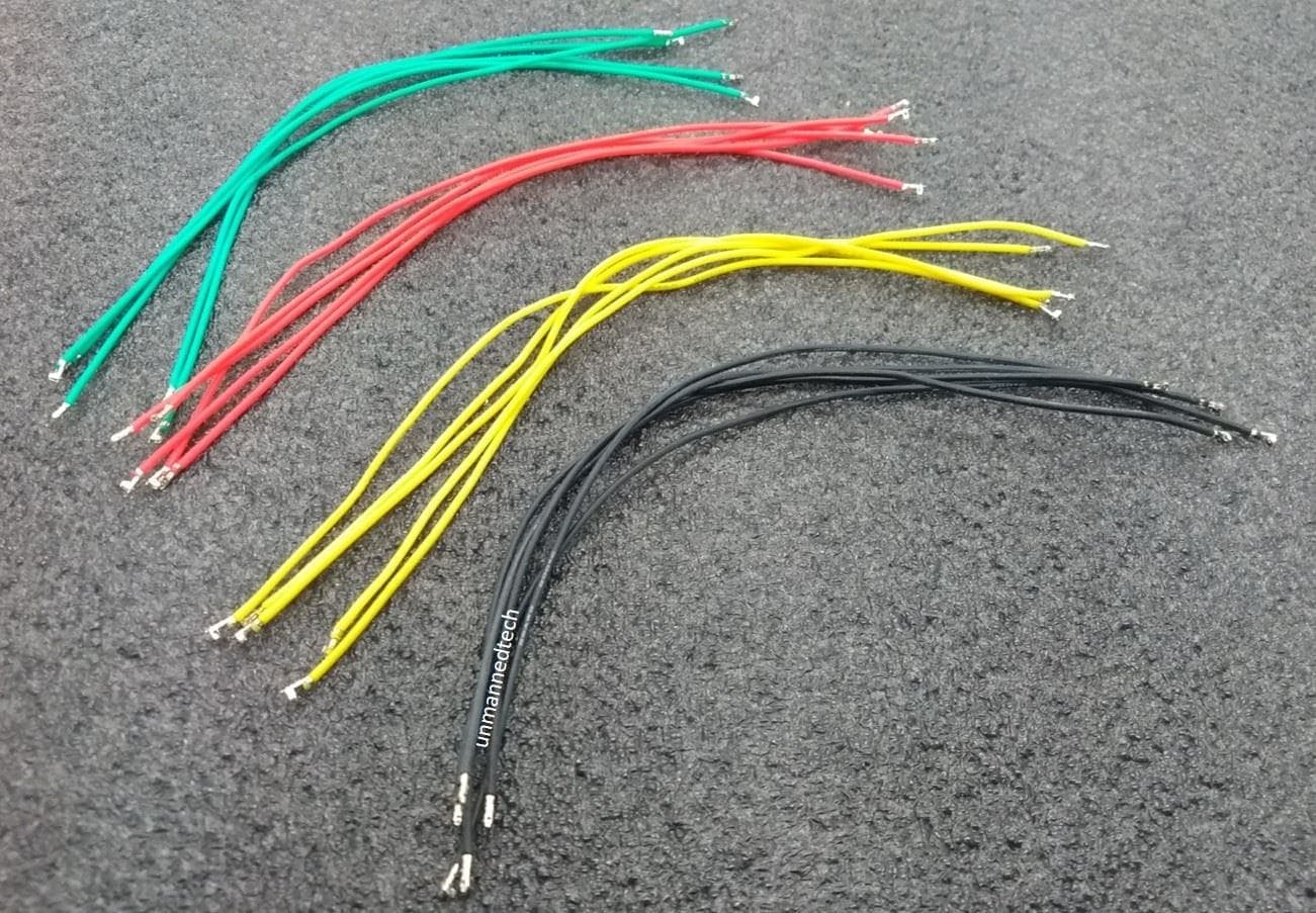 JST-GH1.25 to DF13 Pre-crimped DIY Silicone Wire Pack (Pack of 20) for fpv drones