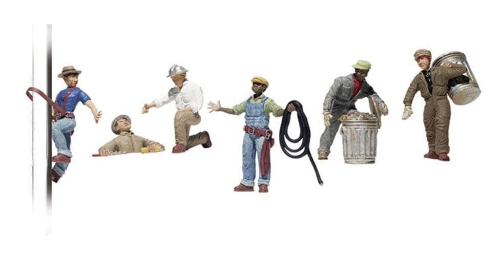 Woodland Scenics A1826 HO Scale City Workers (8 pieces) for fpv drones