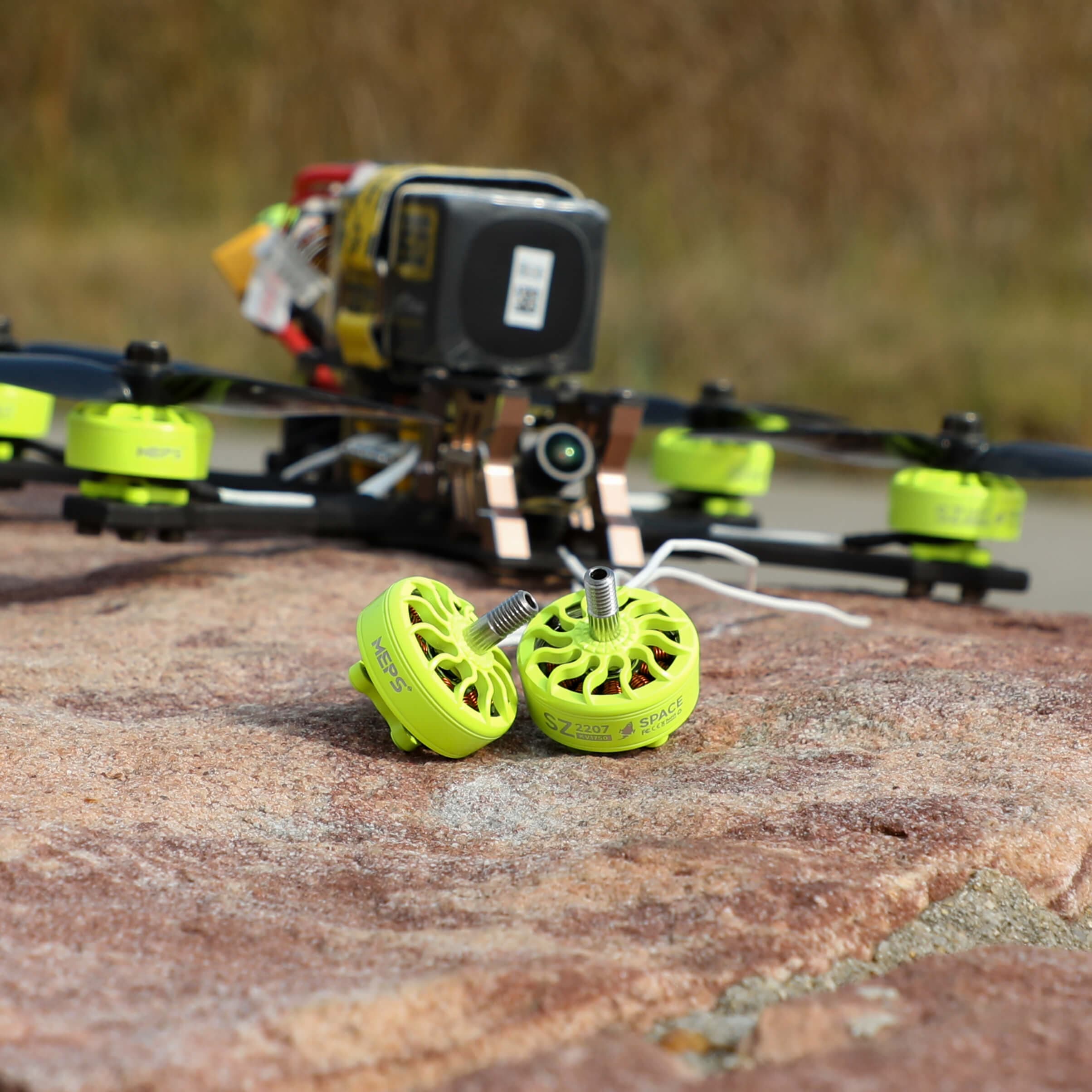 【Limited Offer】MEPS SZ2207 FPV Racing Motor 1750KV/2750KV Orange/Grey for fpv drones 22