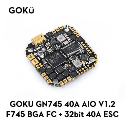 Flywoo Goku GN 745 40A AIO BL32 V1.2 (MPU600/1MB FLASH/5V/9V ) - 25.5x25.5mm for fpv drones 4