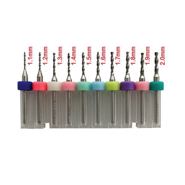 TUNGSTEN MICRO DRILL BITS 1.1MM - 2.0MM for fpv drones 2