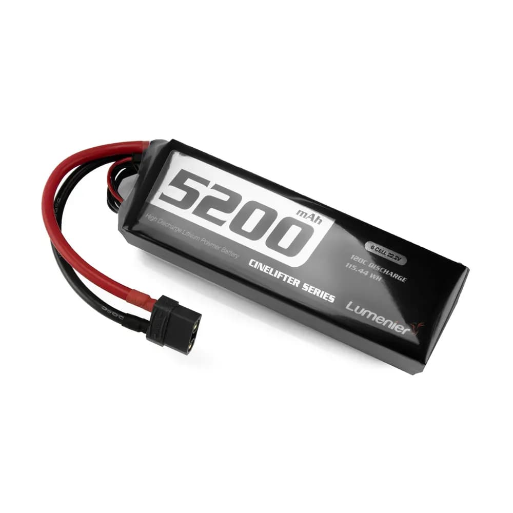 Lumenier 5200mAh 6S 120c CineLifter LiPo Battery - XT90 - 3.2