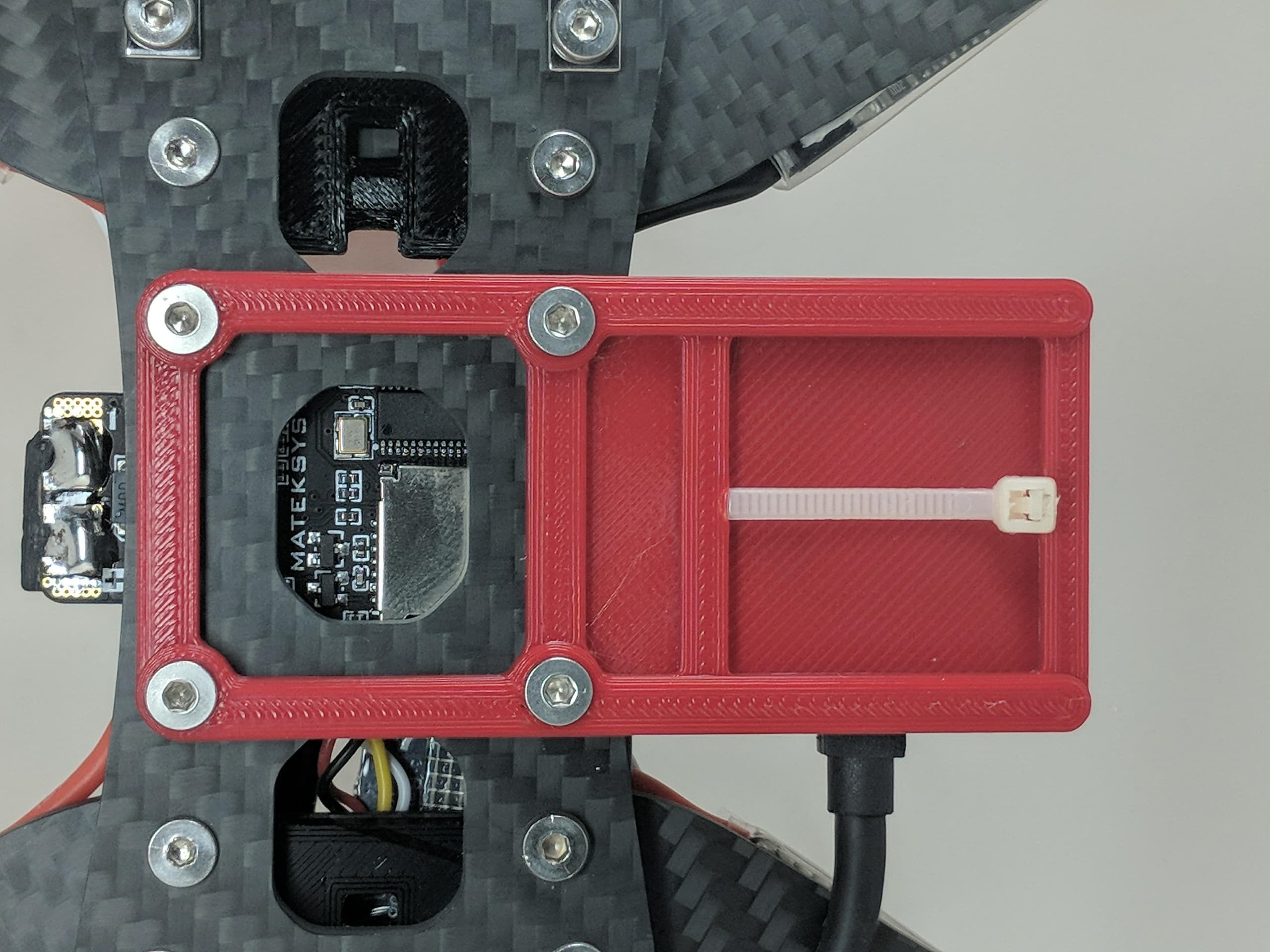 Universal GPS PLA Mount for fpv drones 2