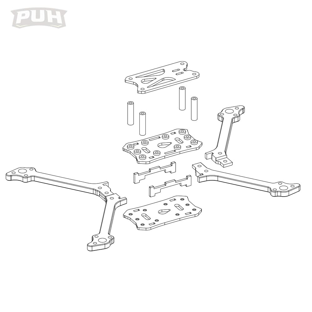 Drippuh - Drone Racing Frame for fpv drones 9