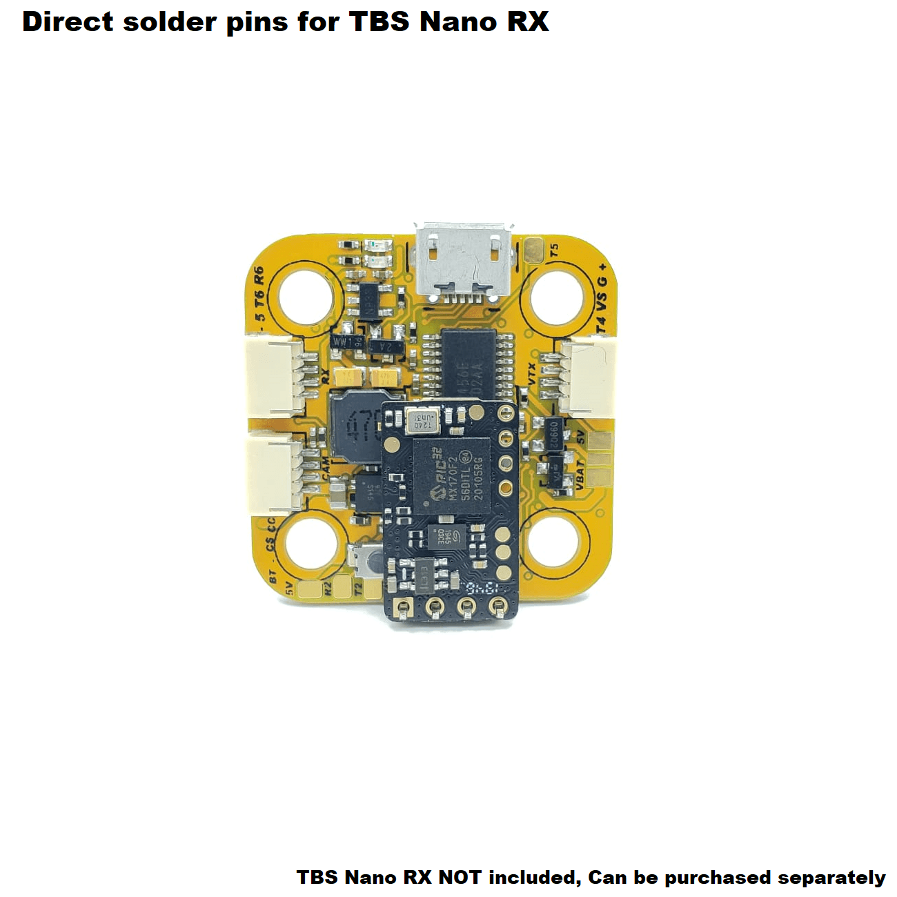 Pyrodrone F7 - MPU6000 Flight Controller W/Pit mode - 20*20mm for fpv drones 3