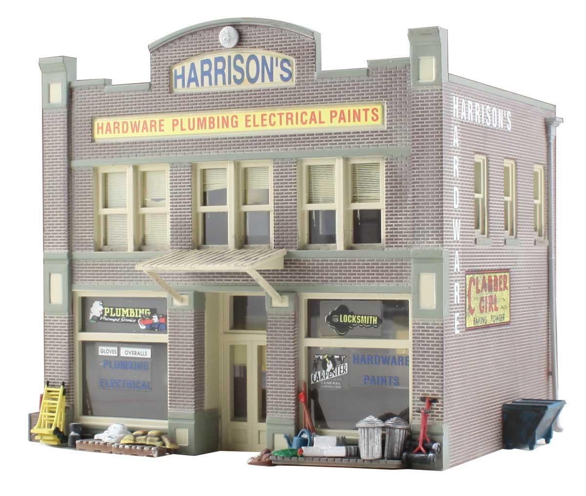 Woodland Scenics HO Harrisons Hardware Built-&-Ready Structure for fpv drones 1