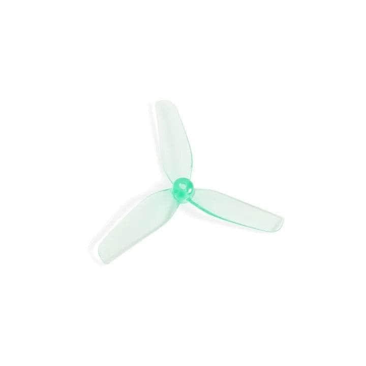 Sub250 x HQ Prop 2010-3 / 2" Tri-Blade Props for 1.5mm Shaft - Clear Blue for fpv drones 1