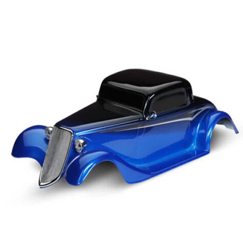 Traxxas 9333X - Factory Five '33 Hot Rod Coupe Body, Complete, Blue for fpv drones