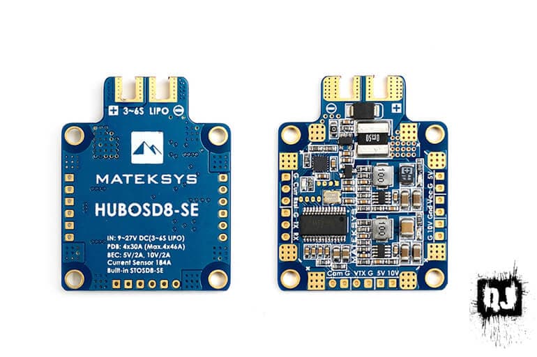 W/STOSD8-SE, Current Sensor, Dual BEC, 6S Max for fpv drones