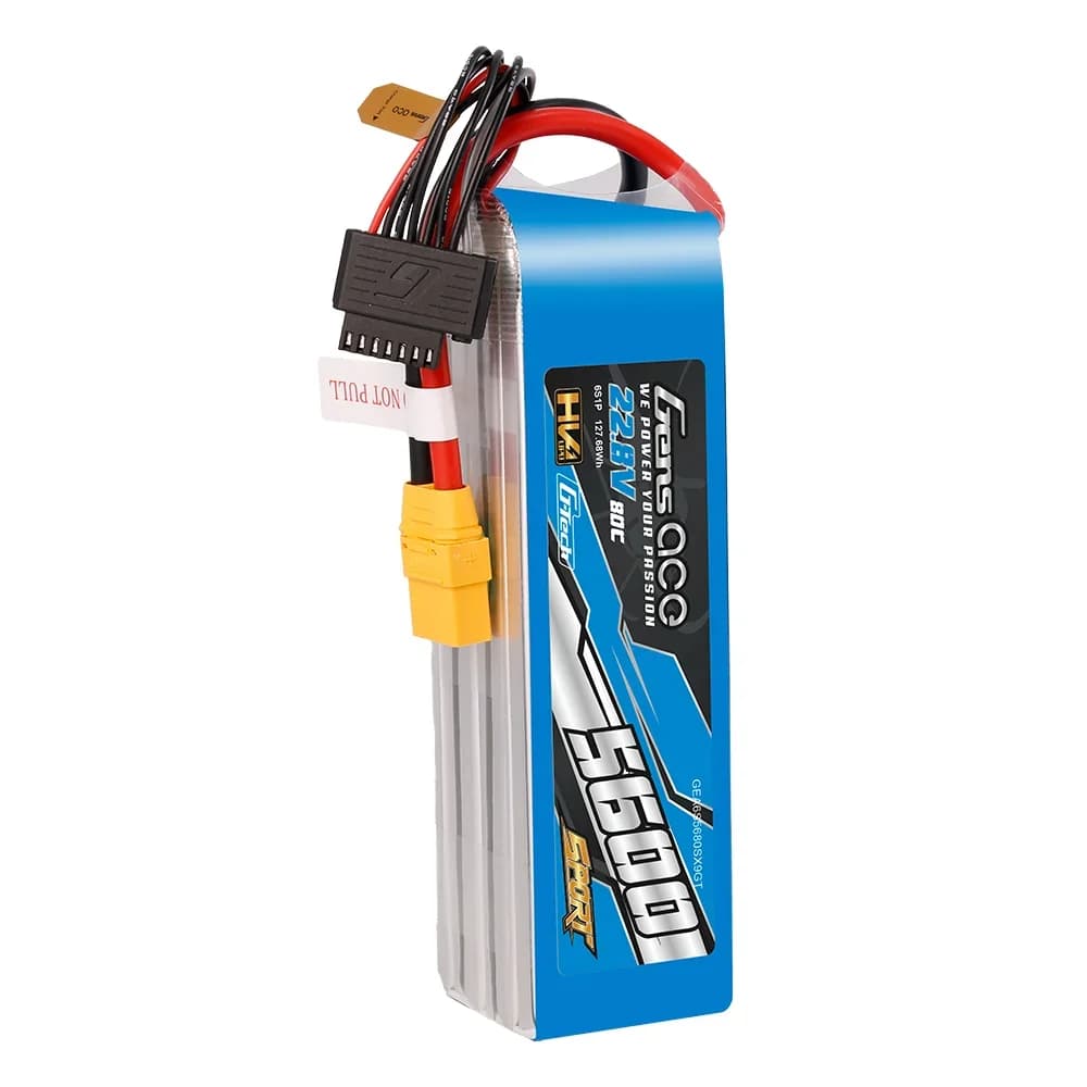 Gens Ace G-Tech 5600 mAh HV 22.8V 80C 6S Lipo Akku XT90 for fpv drones 3
