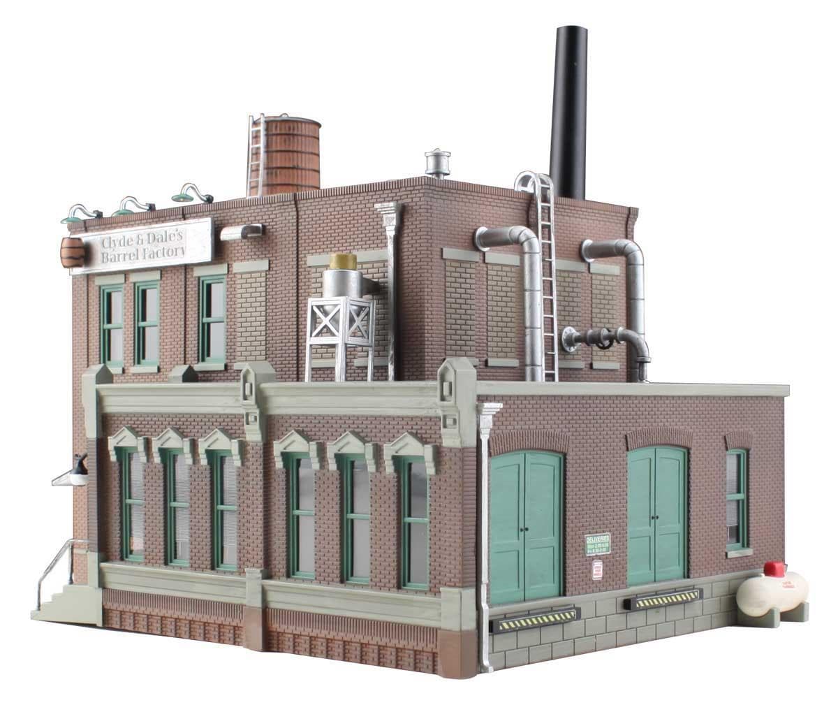 Woodland Scenics BR4924 N Clyde & Dale's Barrel Factory Structure  Built-&-Ready for fpv drones 1