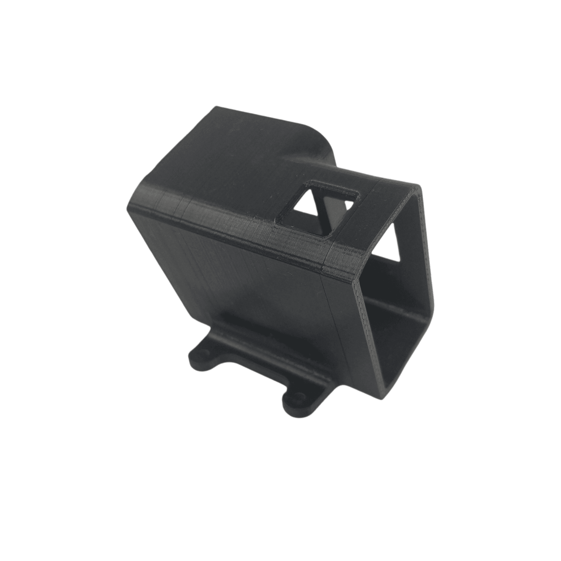 Pyrodrone Source One V3 Analog TPU GoPro Hero 5/6/7 20 Degree Mount - Black for fpv drones 2