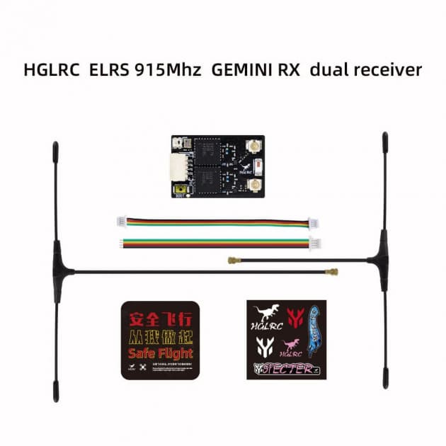 HGLRC ELRS Gemini 868Mhz RC receiver for drones for fpv drones 5