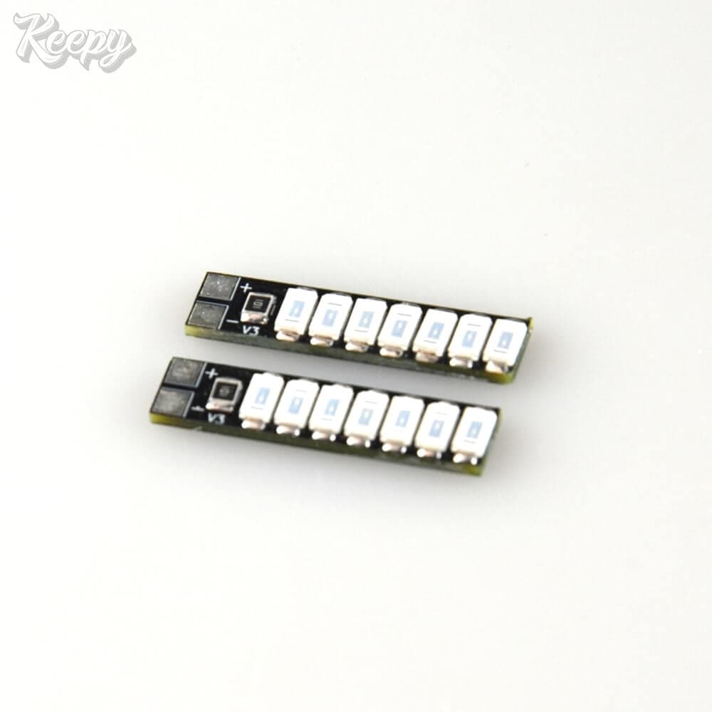 KeepyLEDs 6S LED Strip (2 stuks) - GREEN for fpv drones 1