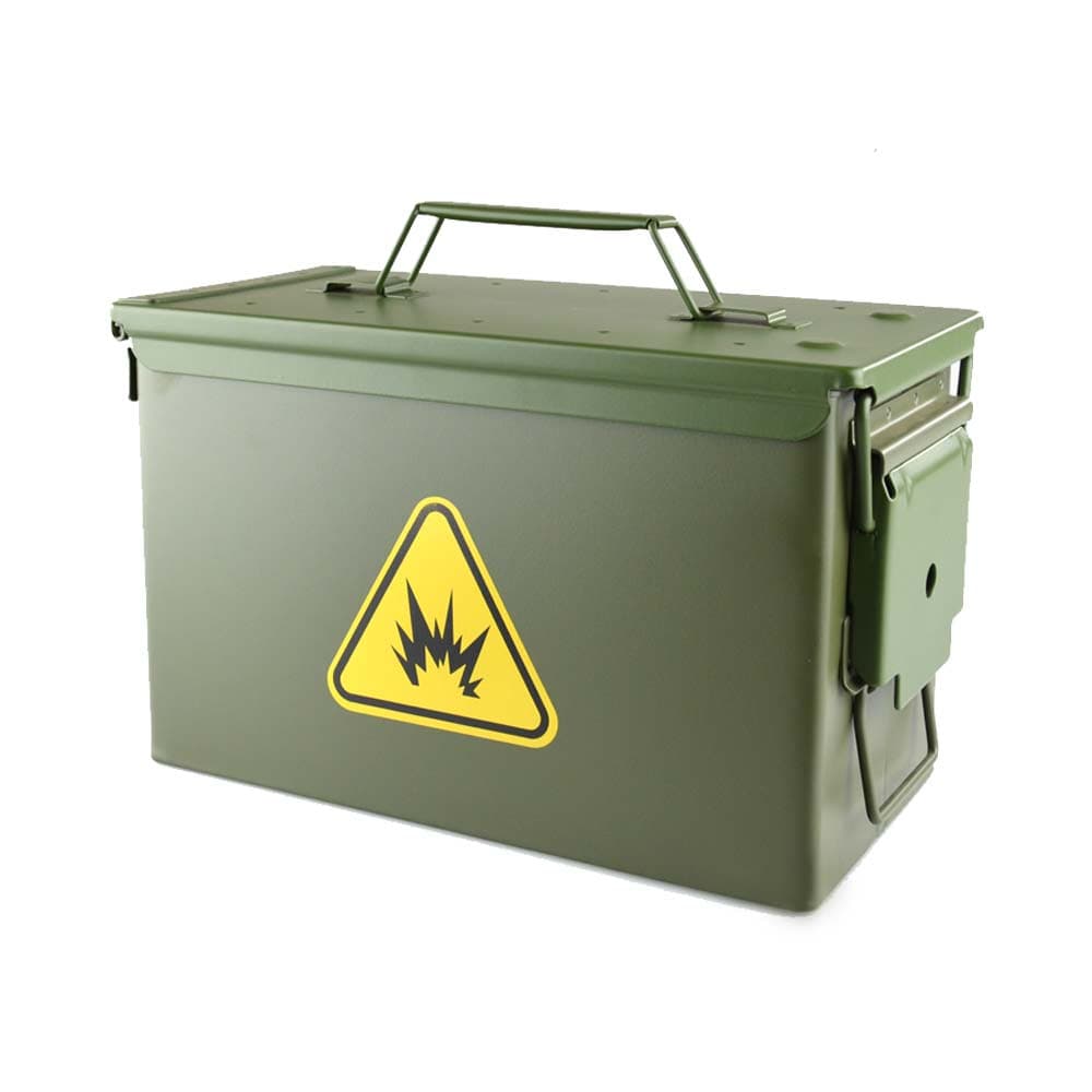 Steel Ammo Utility Box - GREEN - EXPLOSIVE for fpv drones 1