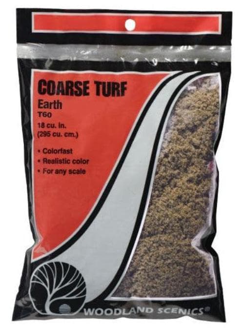 Woodland Scenics T60 Turf Fine Coarse Earth Bag Train Scenery for fpv drones
