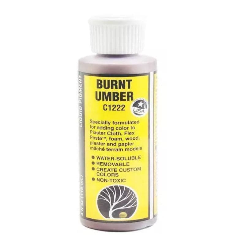 Woodland Scenics C1222 N/HO Earth Color Burnt Umber 4 oz Train Scenery for fpv drones