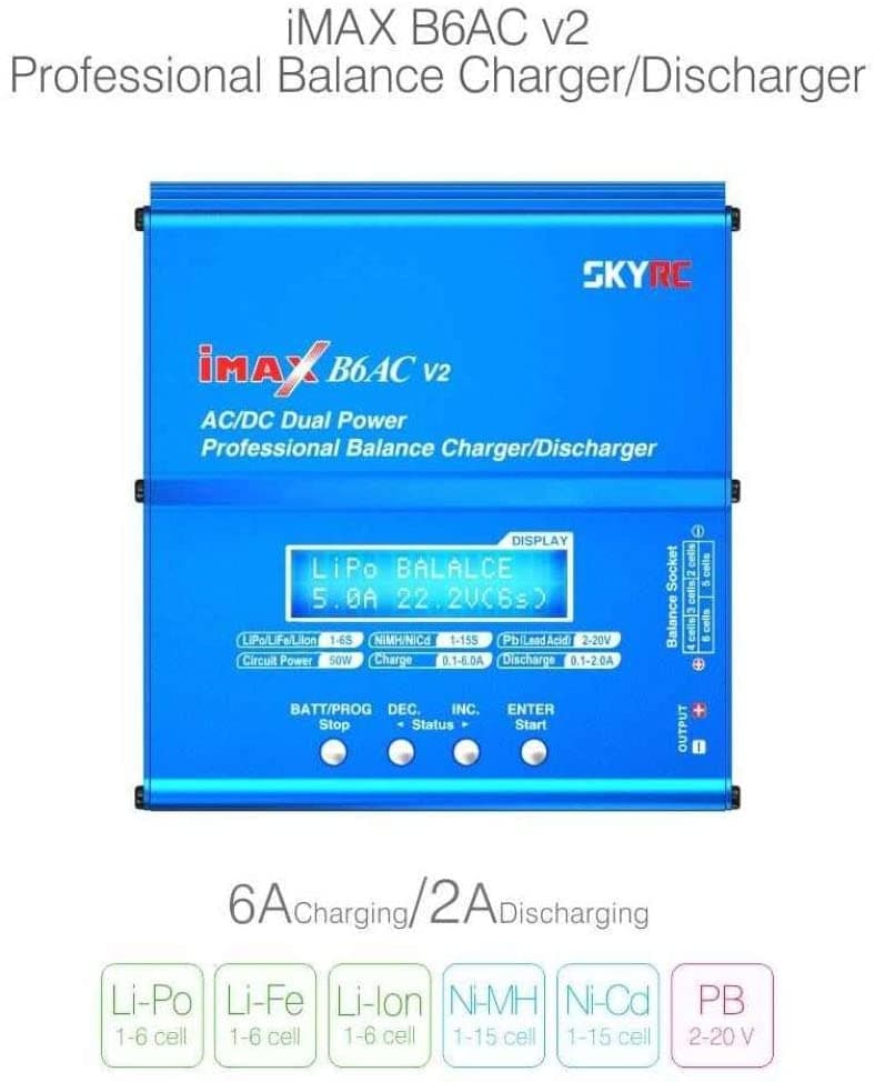 SkyRC iMax B6AC V2 Charger for fpv drones 4