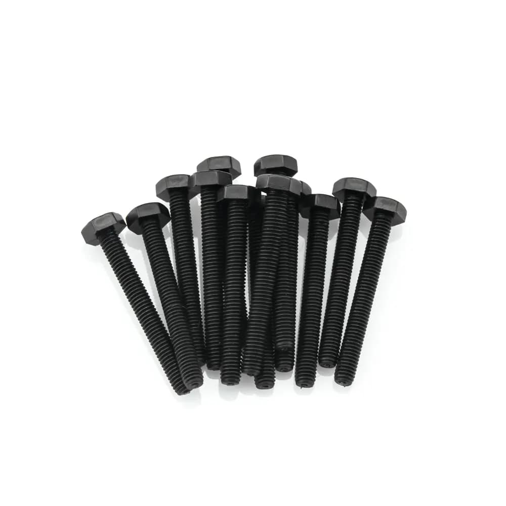 M3 x 25mm Bolt - Black Nylon 6/6 (Set of 13) - 4.6 for fpv drones 1