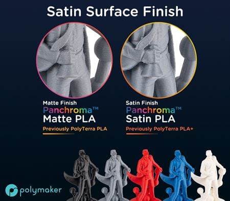 Polymaker Panchroma Satin PLA 1kg 1.75mm Filament for fpv drones 5