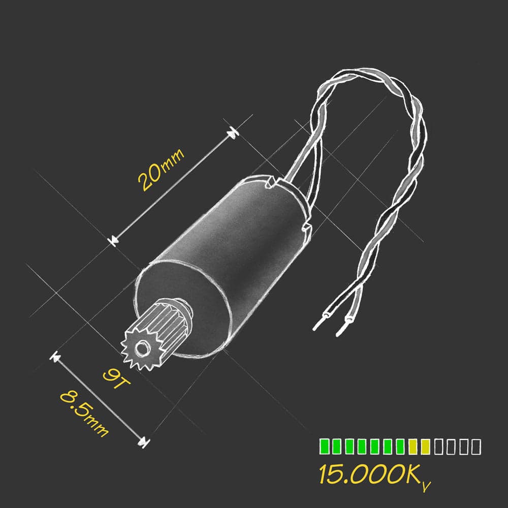 Micro Motor Warehouse CL-0820-15-9T coreless brushed motor for fpv drones