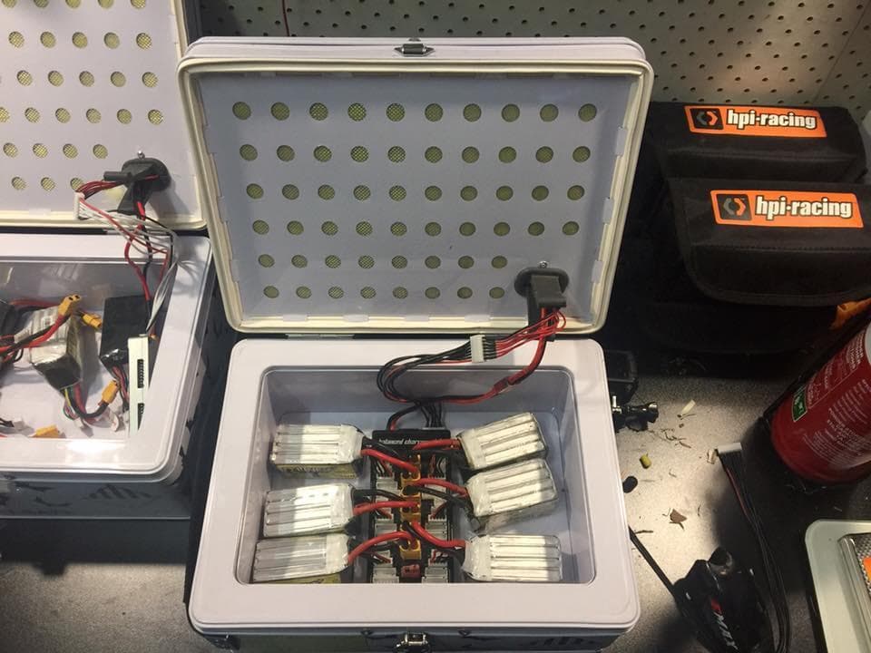 Bat-Safe (Standard Size) Li-Po Battery Charging & Storage Safe Box 305x230x178mm for fpv drones 6