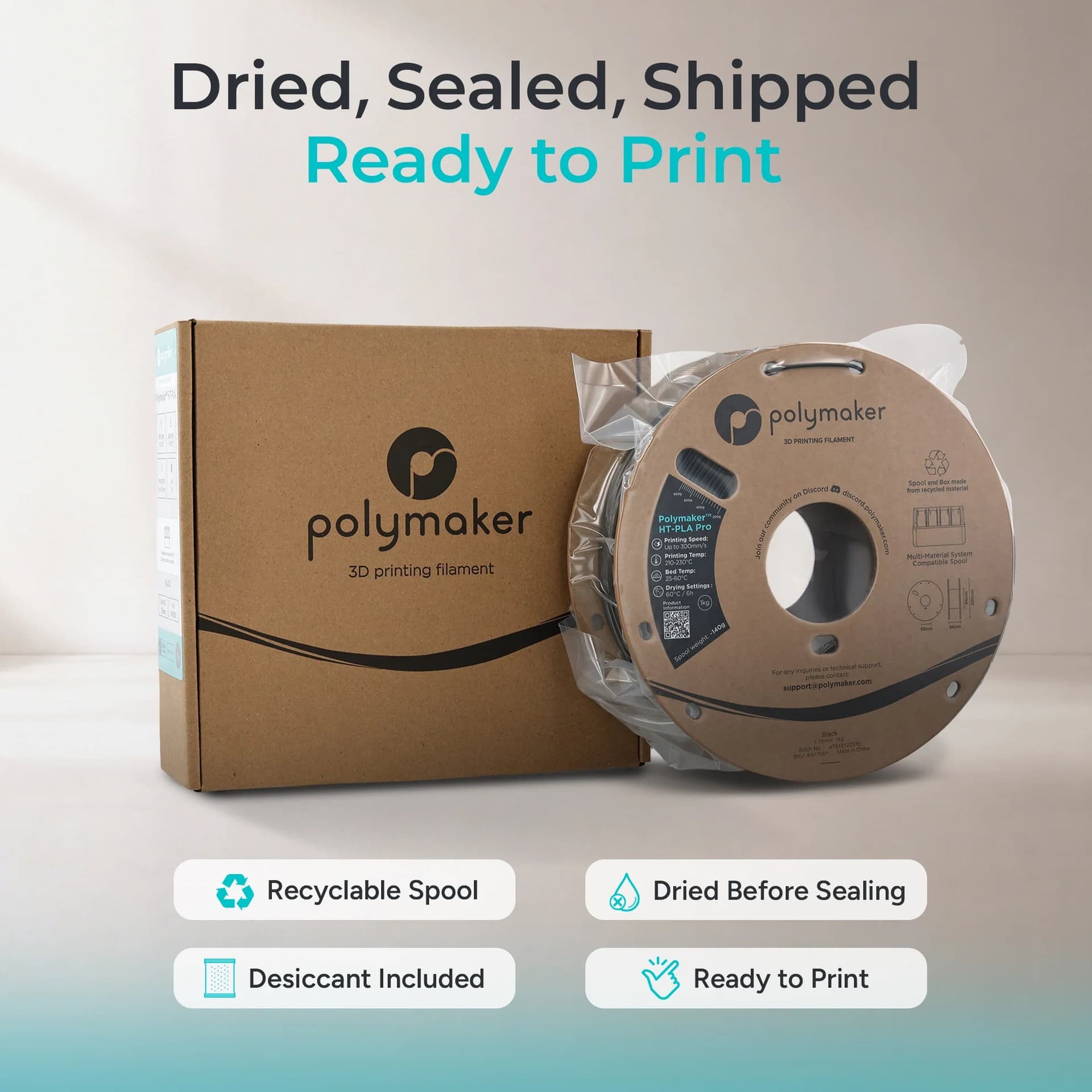 Polymaker HT-PLA Pro 1.75mm Filament 1kg for fpv drones 8