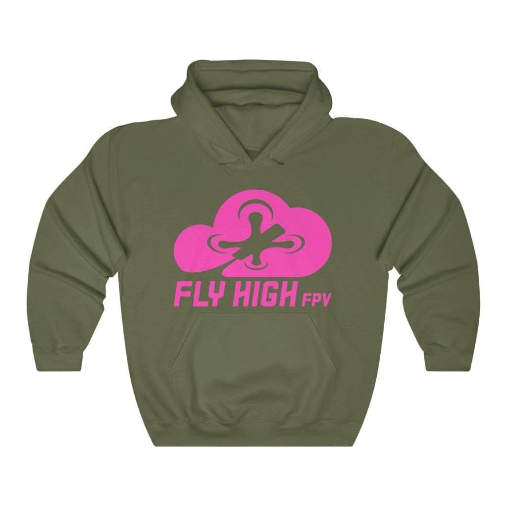 Fly High FPV Hoodie (Tango2 approved) - Pink Logo for fpv drones 60