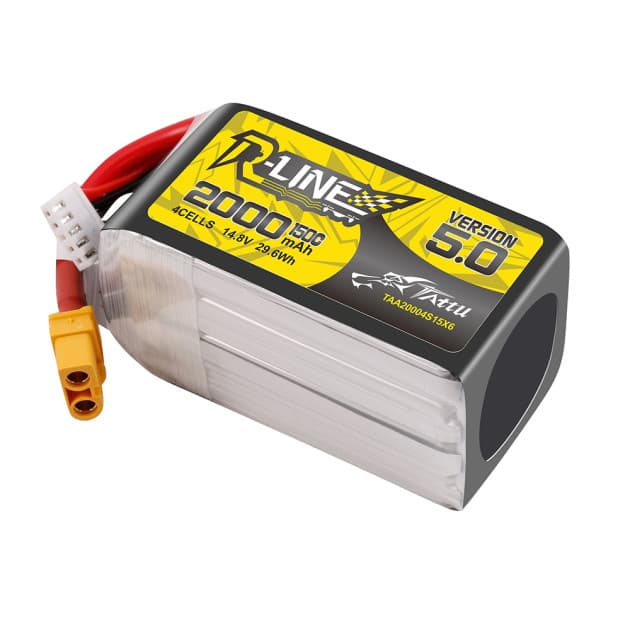 Tattu R-Line 2000mAh 4S 150C V5 Lipo battery for RC models for fpv drones 2