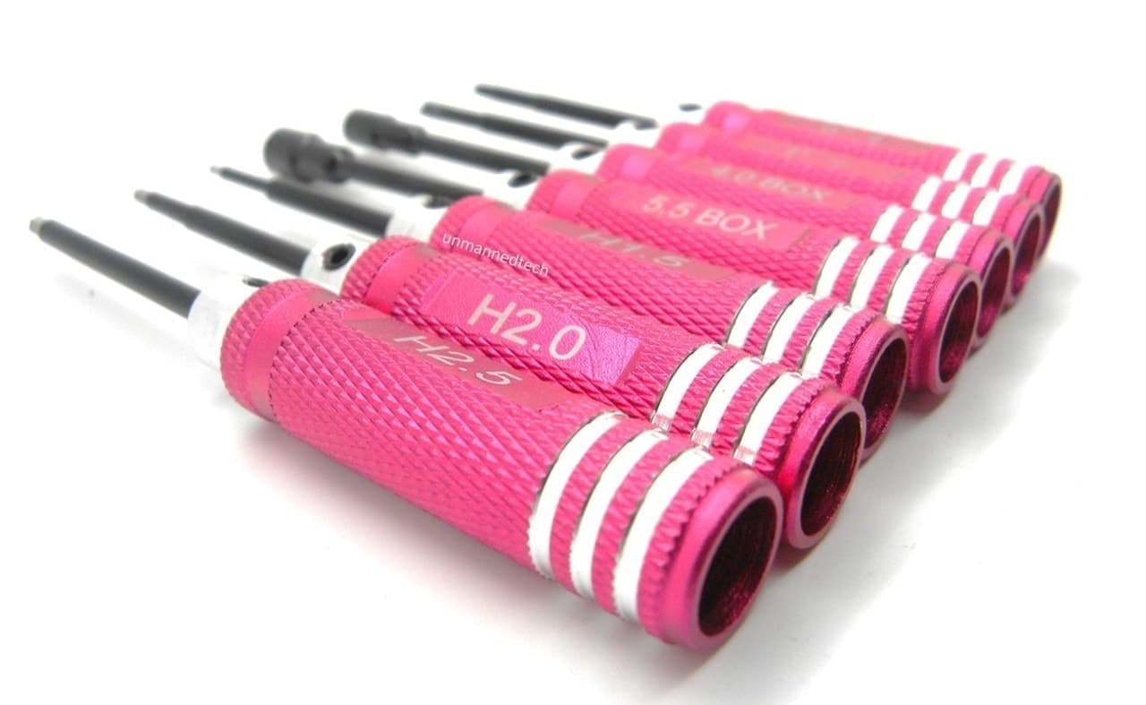 DroneBuildr Tool Kit (Hex, Nut, Phillips, Flat Screw driver set) for fpv drones 4