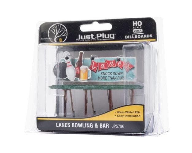 Woodland jp5796 HO Lanes Bowling & Bar Billboards for fpv drones