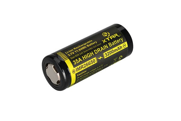 XTAR IMR 3200mAh 26650 Li-Ion Battery