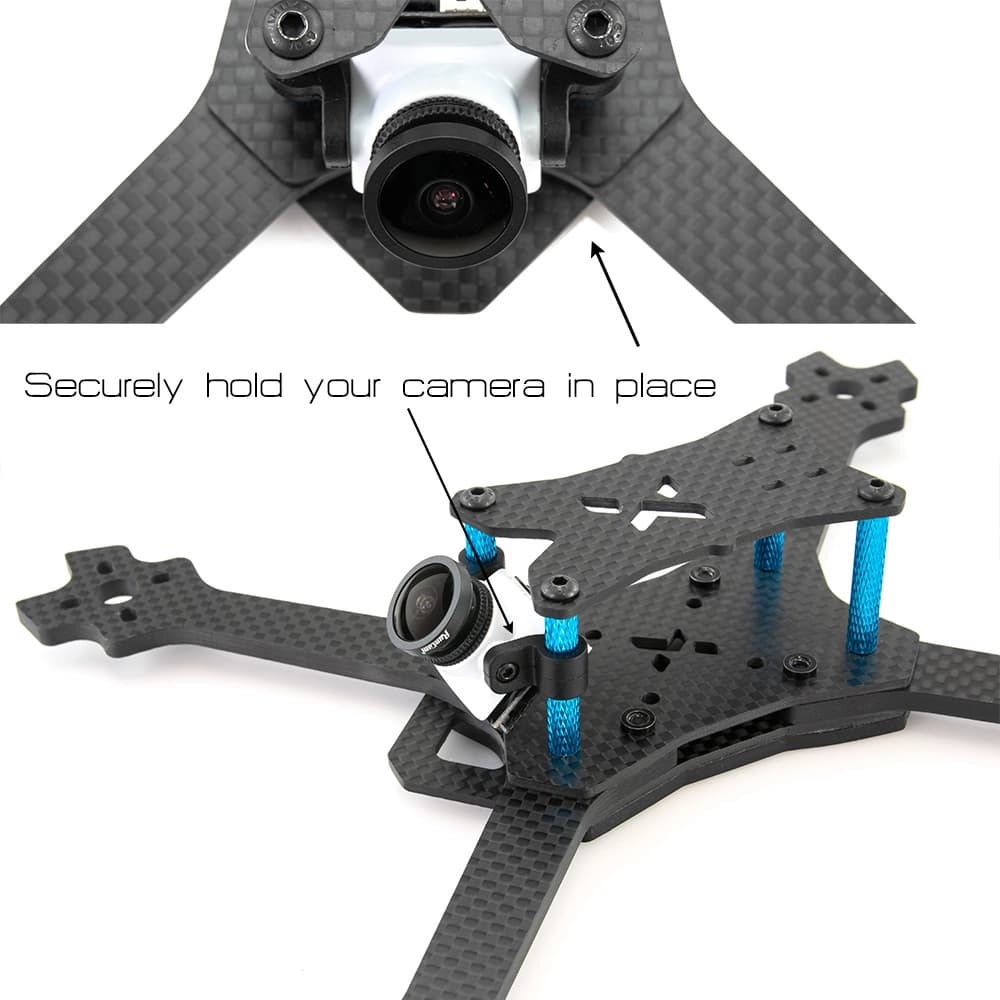 Universal FPV Camera Mounts 4pcs (Rubber 5mm) - G10 400 for fpv drones 2