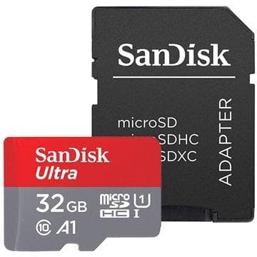 SanDisk 32GB Ultra microSDHC A1 UHS-I/U1 Class 10 Memory Card SDSQUA4-032G-GN6MN [PC] for fpv drones
