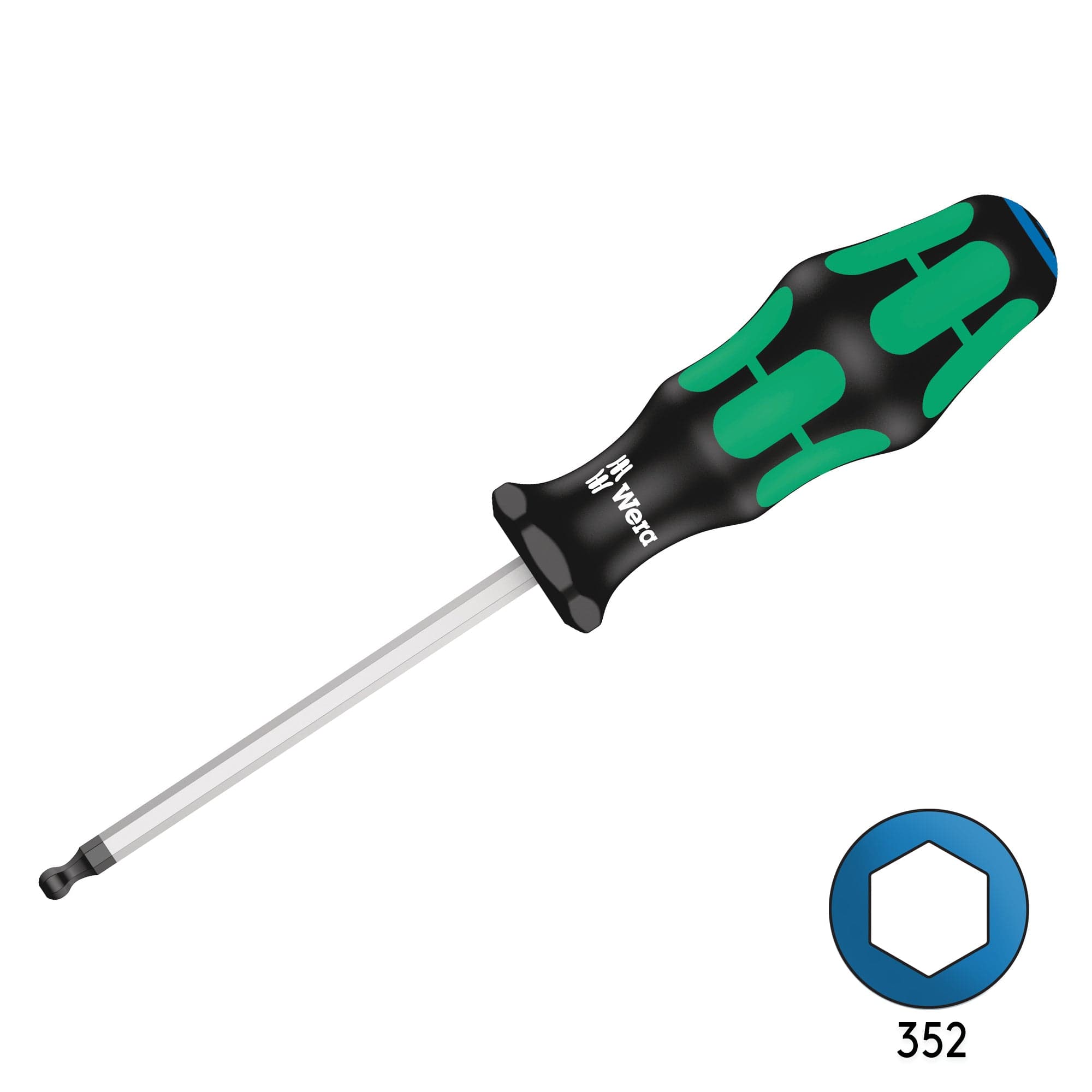 Wera 352 5mm x 100mm Ball End Hex Screw Driver 05022815001 for fpv drones