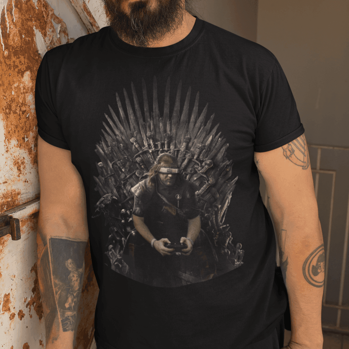 Game of Drones Premium Graphic Heavyweight Tee by WREKD Co. for fpv drones 2