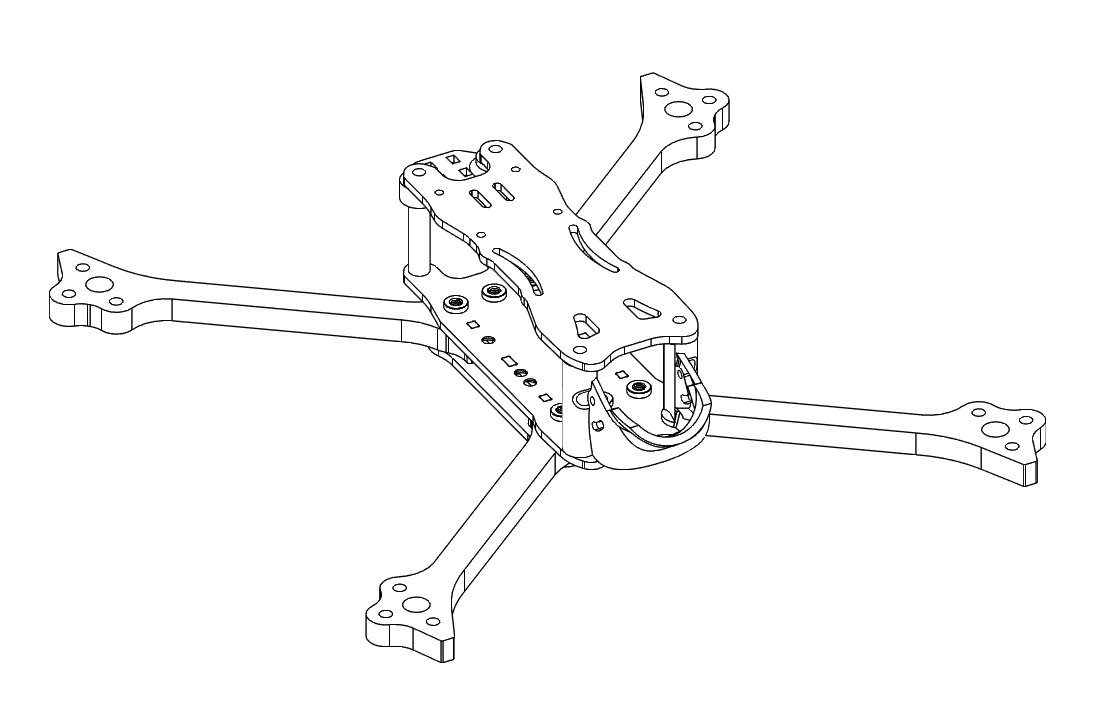LightSwitch HD Frame Kit for fpv drones