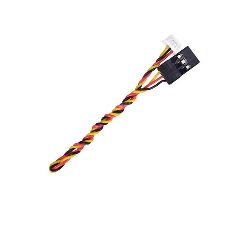 Cable FPV Power Video 4 pin 1.5mm a 2.54 servo (20 cm.)
