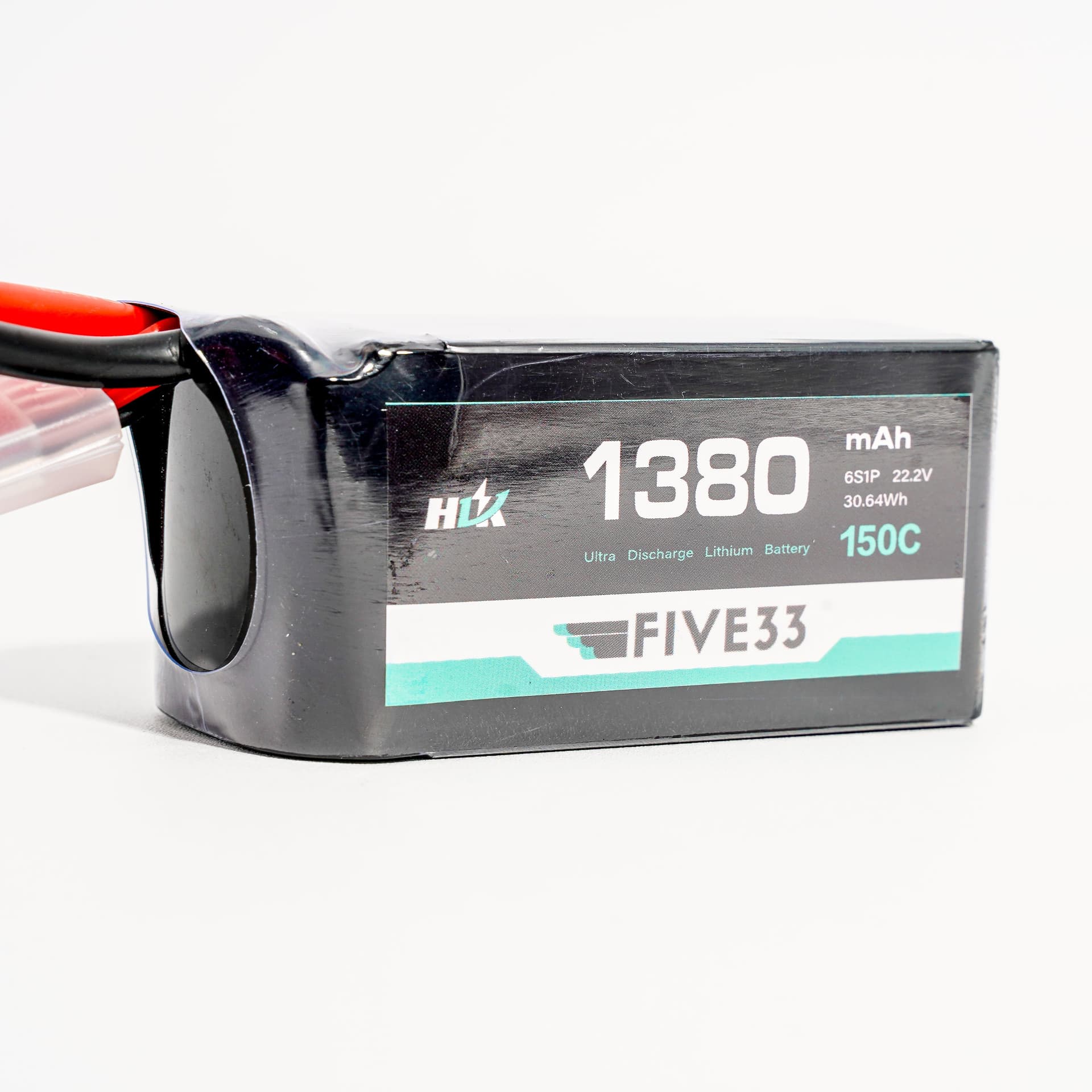 Five33 "Budget" 1380mah 6S 150C Lipo Battery for fpv drones 5