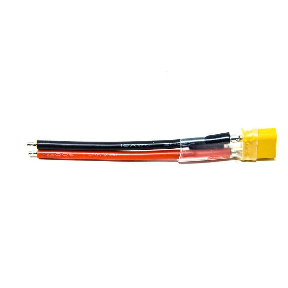 16AWG XT30 Pigtail w/ Capacitor for fpv drones 2