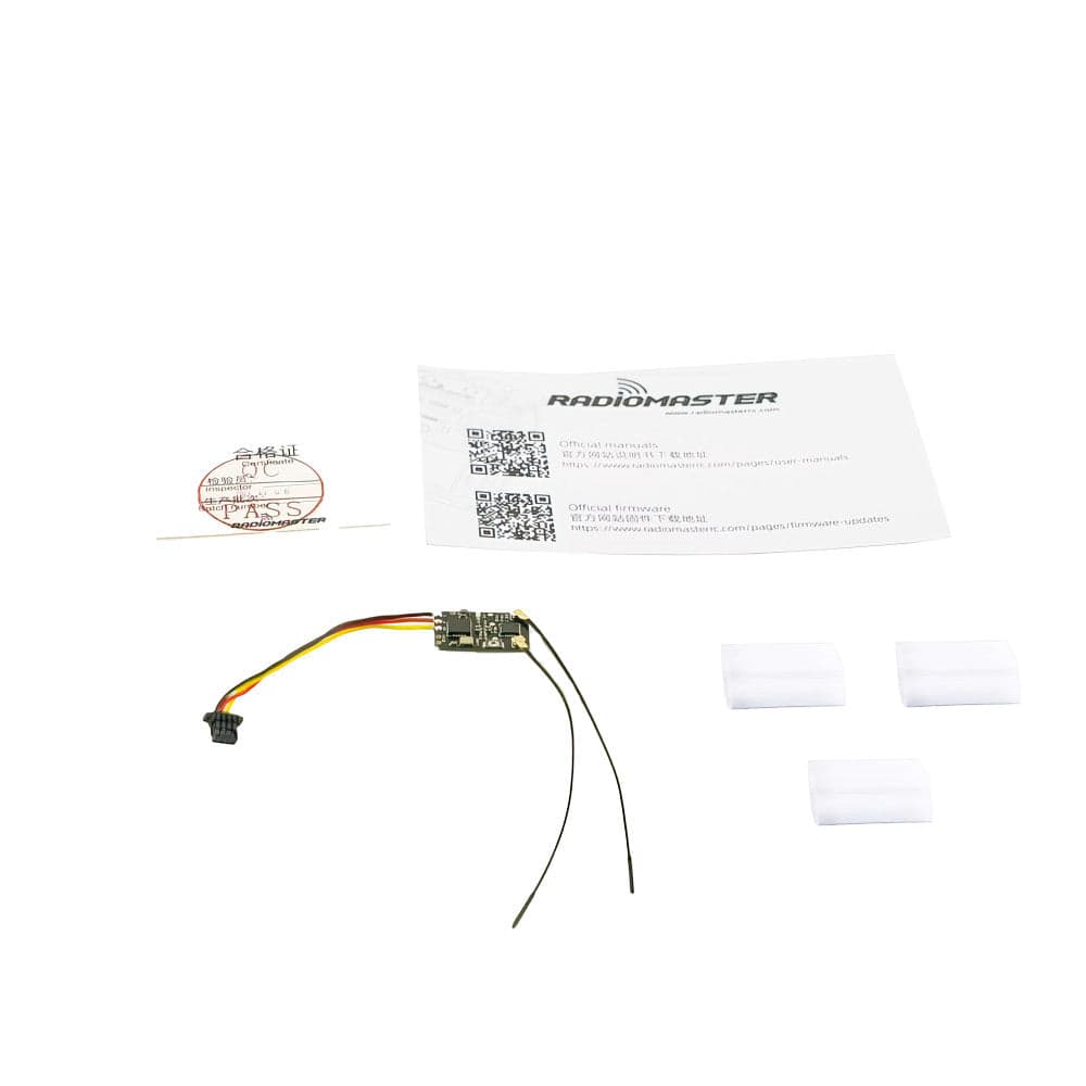Radio Master R81 V2 8CH FrSky D8/D16 Compatible Nano Receiver w/ SBUS + Pre-Soldered Wires for fpv drones 2