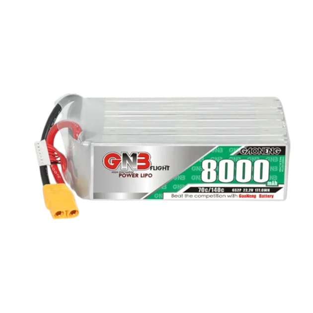 GNB 8000mAh 6S 70C XT90 LiPo battery for drones