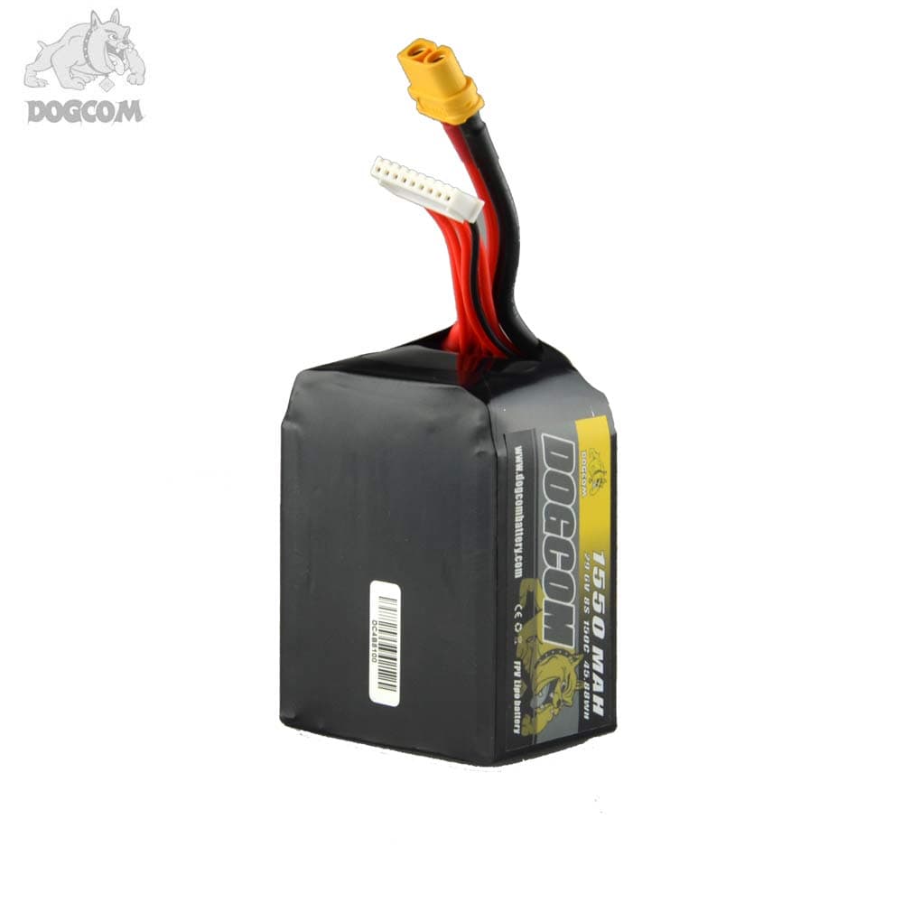 DOGCOM 1550mAh 150C 8S 29.6V LiPo Accu - XT60 for fpv drones 2