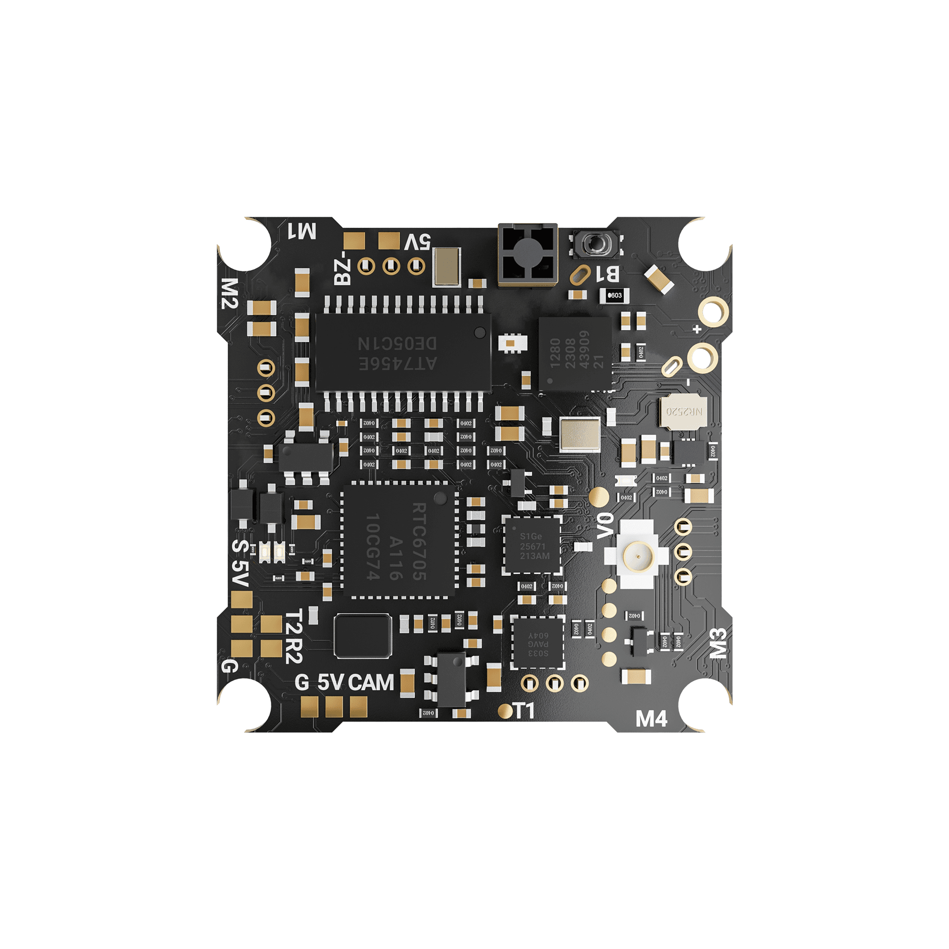 MEPS SZ F411 1S 7A AIO Flight Controller Analog for Micro Drones 25.5x25.5 for fpv drones 3