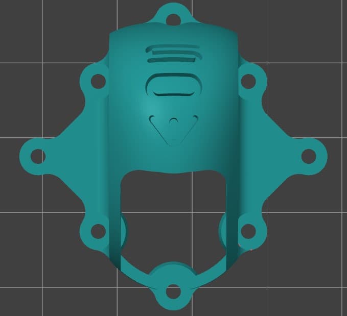 AOS T3 3D Printed Canopy (14mm Nano Cameras) for fpv drones 4