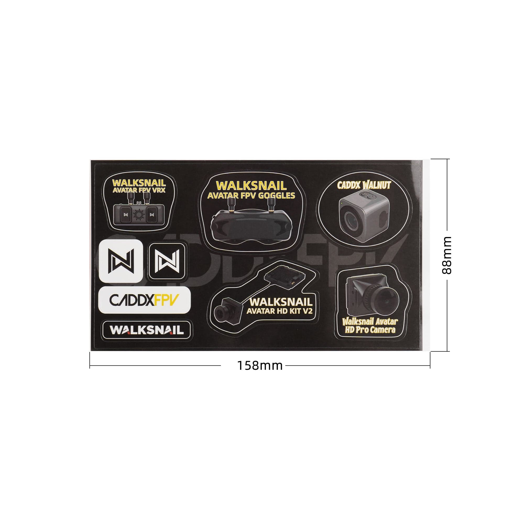 CADDXFPV Stickers for fpv drones 6