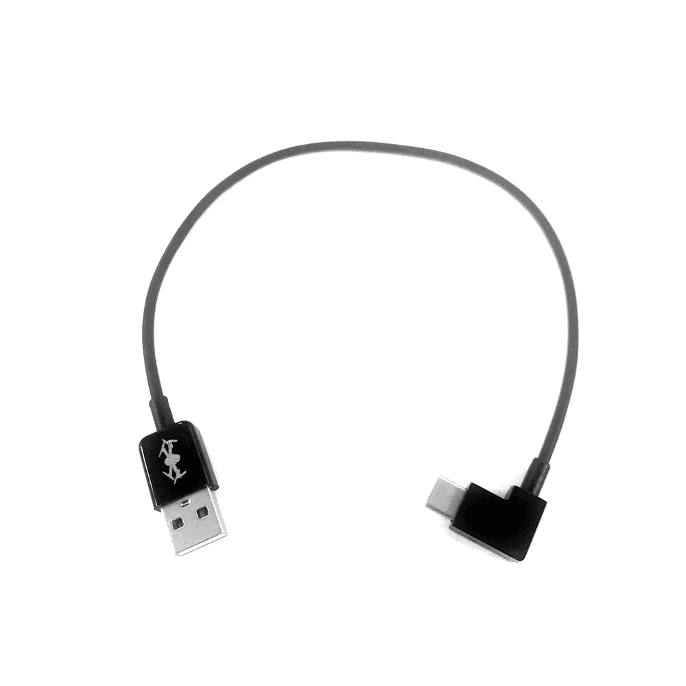 USB naar Type-C 90º kabel - 30cm for fpv drones