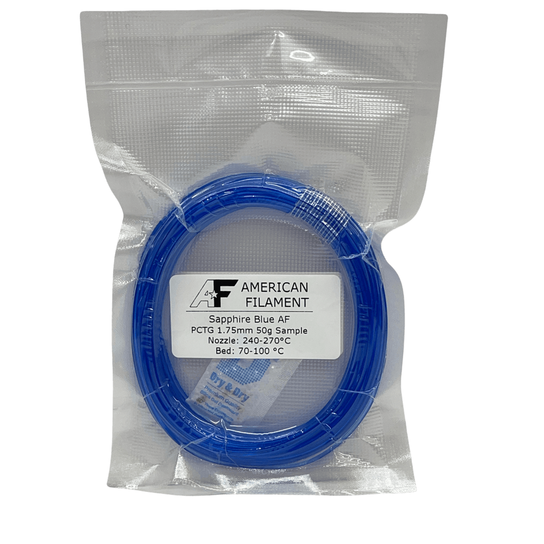 Transparent Sapphire Blue AF 1.75mm PCTG Filament Made in the USA! for fpv drones 6