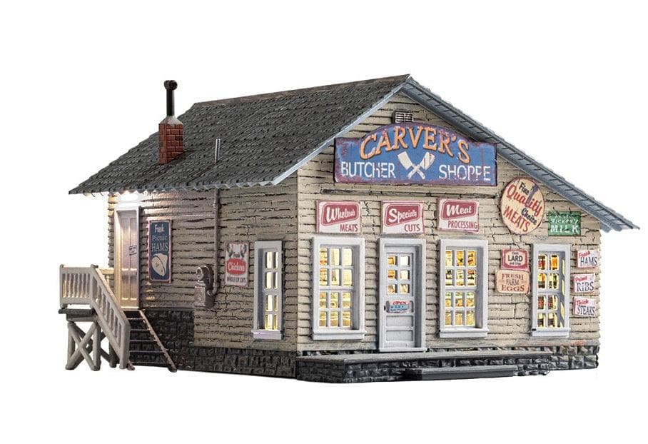 Woodland Scenics br5068 HO Scale Carver's Butcher Shoppe for fpv drones